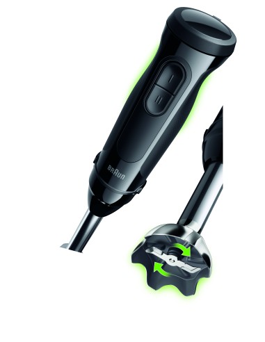 BRAUN MQ30201M FRULLATORE IMMERSIONE 900W 2 VEL. NERO