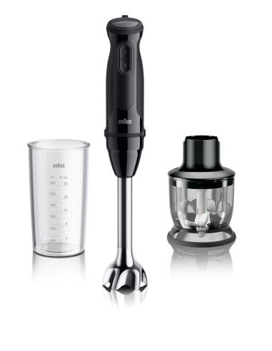 BRAUN MQ30201M FRULLATORE IMMERSIONE 900W 2 VEL. NERO