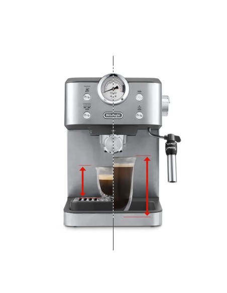 DE LONGHI EM450.M MACCHINA CAFFE'  ESPRESSO METAL - SCALDATAZZE