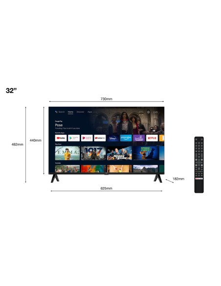 TCL 32S5403AF TVC 32 FHD SMART SAT