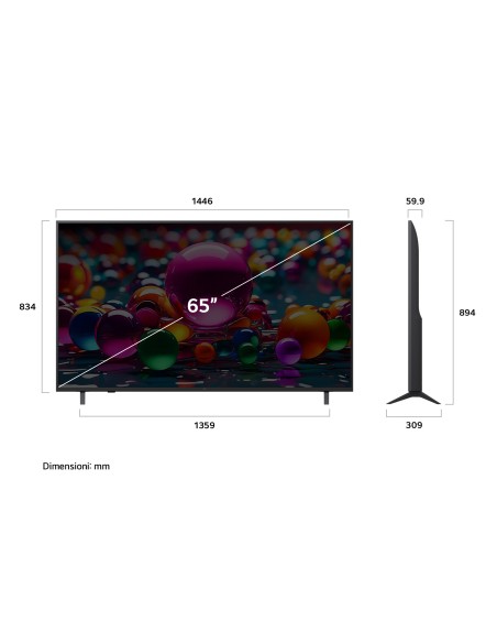 LG 65UA75006 TVC 65" 4K SMART      TVSAT