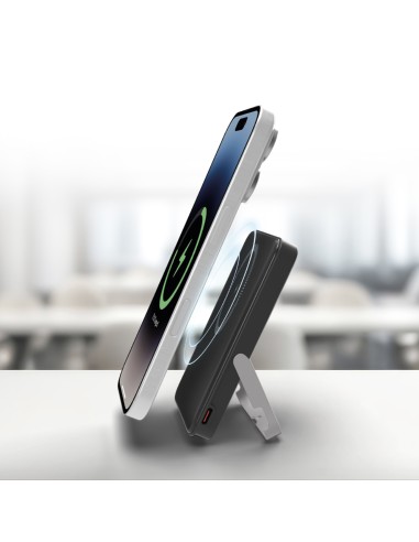 SBS TEBB5000MAGSTAND POWERBANK MAGSAFE STAND PD USB-C 20W 5000MAH NERO