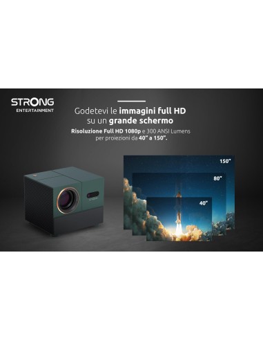 STRONG MIRA 1 VIDEOPROIETTORE PORTATILE FHD