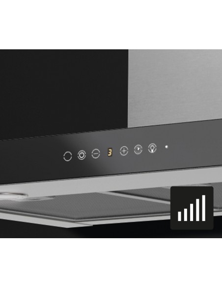 GLEM GAS GHN680IXA CAPPA A 60CM INOX PER PIANO INDUZIONE 1MOTORE 3VEL.