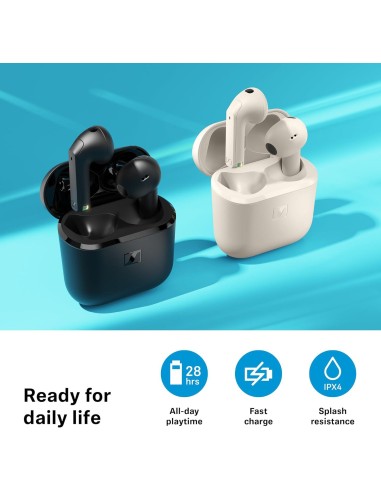 SENNHEISER ACCENTUM OPEN CREMA AURICOLARI TWS BLUETOOTH OPEN-EAR