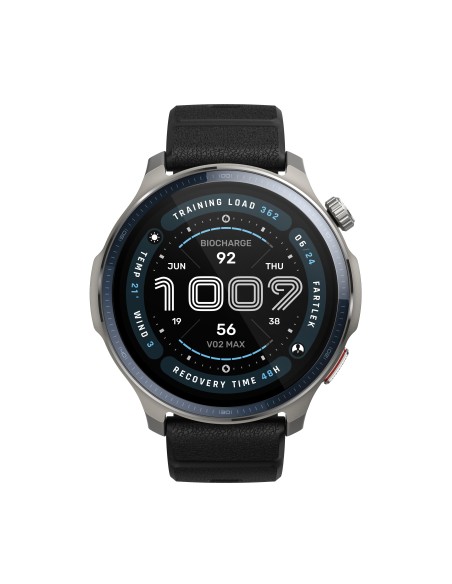 AMAZFIT BALANCE 2 BLACK - 2 CINTURINI (SILICON BLACK/SPORT RED)
