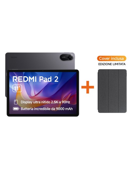 XIAOMI TABLET REDMI PAD 2 11" 8/256GB 2,5K GRAPHITE GRAY + COVER