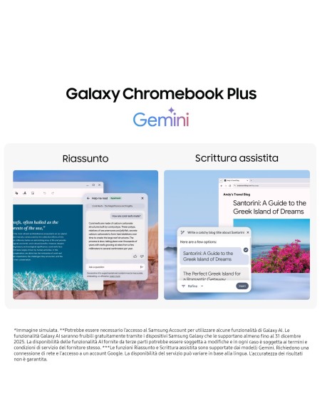 SAMSUNG GALAXY CHROMEBOOK PLUS     CORE3 100U/8GB/256GB 15,6"