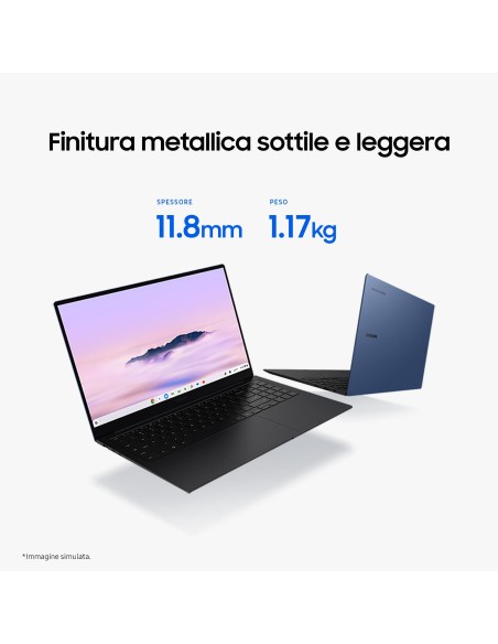 SAMSUNG GALAXY CHROMEBOOK PLUS     CORE3 100U/8GB/256GB 15,6"