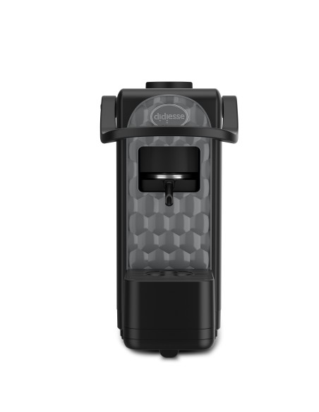 DDS DARKSIDE MACCHINA CAFFE' CIALDE 650W 1,3LT 15BAR NERO/SILVER