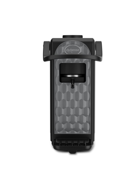 DDS DARKSIDE MACCHINA CAFFE' CIALDE 650W 1,3LT 15BAR NERO/SILVER
