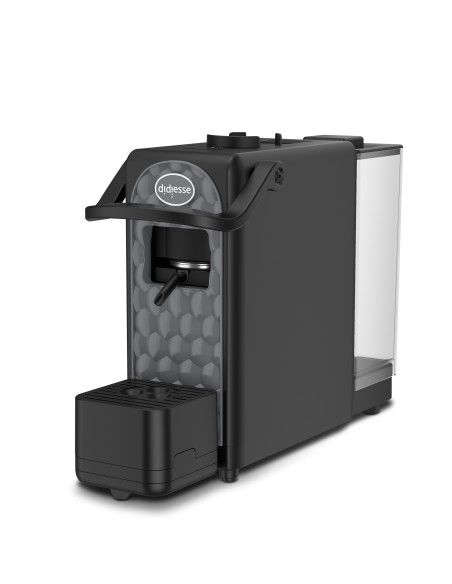 DDS DARKSIDE MACCHINA CAFFE' CIALDE 650W 1,3LT 15BAR NERO/SILVER