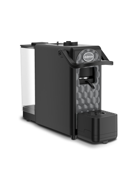 DDS DARKSIDE MACCHINA CAFFE' CIALDE 650W 1,3LT 15BAR NERO/SILVER
