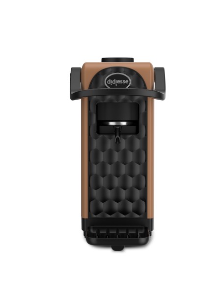 DDS DARKSIDE MACCHINA CAFFE' CIALDE 650W 1,3LT 15BAR NERO/BRONZE
