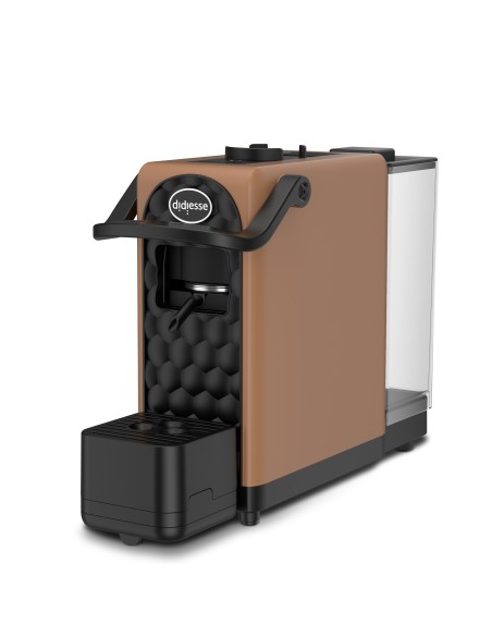 DDS DARKSIDE MACCHINA CAFFE' CIALDE 650W 1,3LT 15BAR NERO/BRONZE