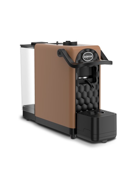DDS DARKSIDE MACCHINA CAFFE' CIALDE 650W 1,3LT 15BAR NERO/BRONZE