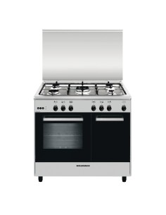 GLEM GAS AR965VI CUCINA A 90X60 PB INOX 4F+1TC F.GAS VENT. GRIG.PIATT.