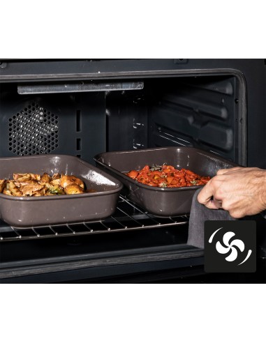 GLEM GAS AR965VI CUCINA A 90X60 PB INOX 4F+1TC F.GAS VENT. GRIG.PIATT.