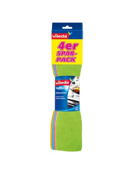 VILEDA PANNO MICROFIBRA COLORS 4PZ