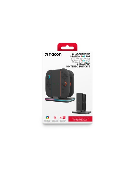 NACON RICARICA PER 2 JOYCON E 1 CONTROLLER SWITCH 2