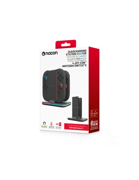 NACON RICARICA PER 2 JOYCON E 1 CONTROLLER SWITCH 2