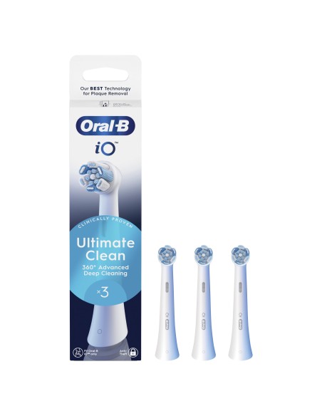 ORAL B ULTRA CLEAN WHITE POWER IO  RICAMBIO 3PZ