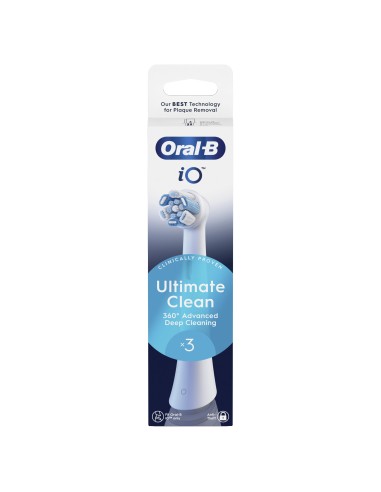 ORAL B ULTRA CLEAN WHITE POWER IO  RICAMBIO 3PZ