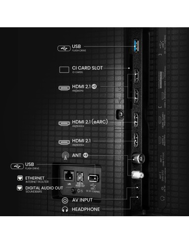 HISENSE 75U79Q TVC 75" MINILED 4K  TV SAT DOLBY ATMOS