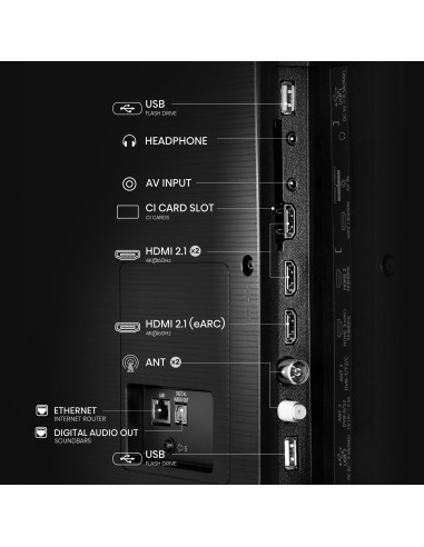 HISENSE 85A69Q TVC 85" 4K TVSAT
