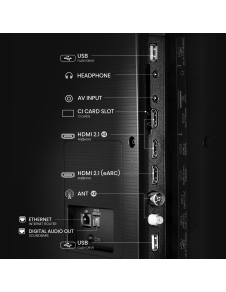 HISENSE 75A69Q TVC 75" 4K TVSAT