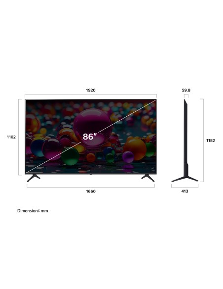 LG 86UA75006 TVC 86" 4K SMART      TVSAT