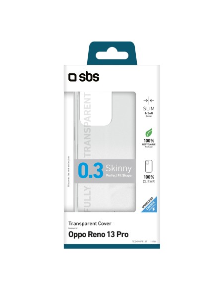 SBS TESKINOPR13PT OPPO RENO 13 PRO COVER IN GOMMA TRASPARENTE