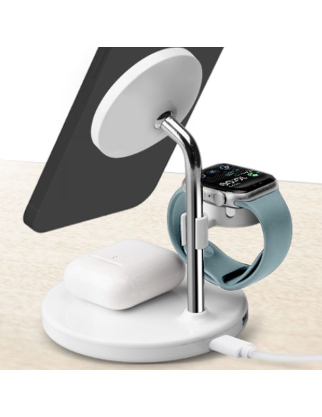 SBS TEWIRMAG3IN1 BASETTA WIRELESS VERTICALE MAGSAFE + BASE PIATTA
