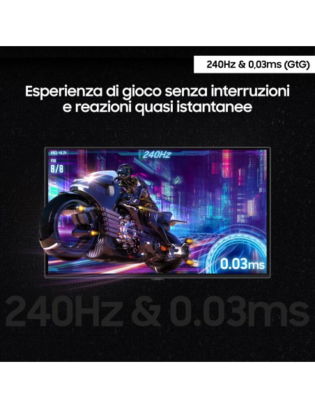 SAMSUNG ODISSEY G6 OLED MONITOR 27" 2560*1440/240HZ/0.03MS/HDR10+
