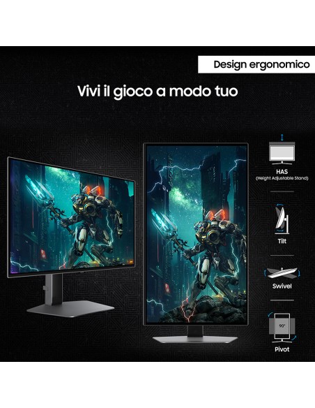 SAMSUNG ODISSEY G6 OLED MONITOR 27" 2560*1440/240HZ/0.03MS/HDR10+