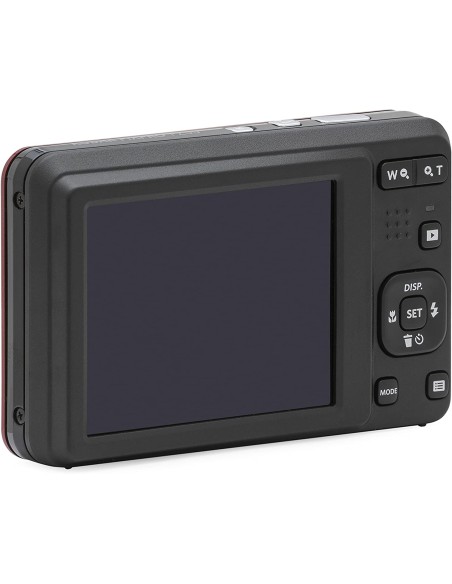 KODAK FZ55RD ROSSO 16MP CMOS 5X 2,7" FHD B.LITIO FOTOCAMERA COMPATTA