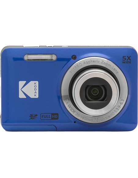 KODAK FZ55BL BLU 16MP CMOS 5X 2,7" FHD B.LITIO FOTOCAMERA COMPATTA