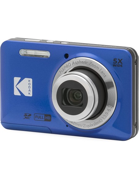 KODAK FZ55BL BLU 16MP CMOS 5X 2,7" FHD B.LITIO FOTOCAMERA COMPATTA