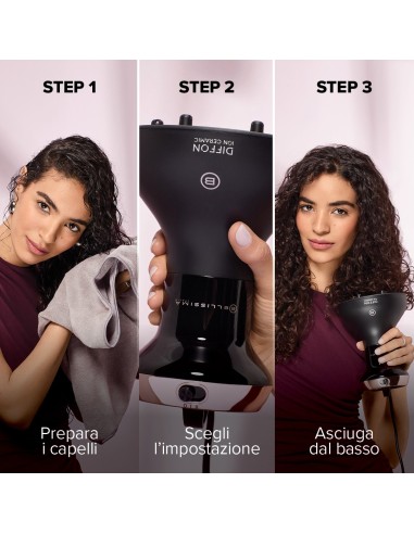 IMETEC 11968 DIFFUSORE AD ARIA CALDA BELLISSIMA DIFFON ION CERAMIC