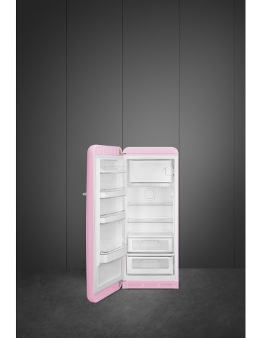 SMEG FAB28LPK6 FRIGO M.P. C ANNI 50 270LT ROSA CERNIERE SX