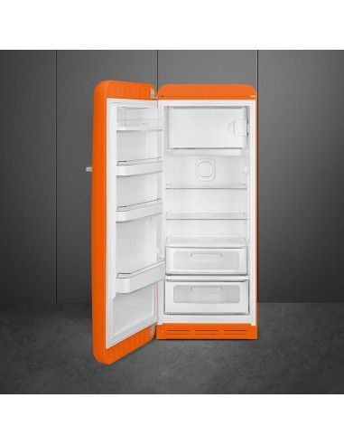 SMEG FAB28LOR6 FRIGO M.P. C ANNI 50 270LT ARANCIONE CERNIERE SX
