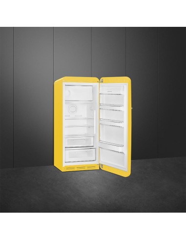SMEG FAB28RYW6 FRIGO M.P. C ANNI 50 270LT GIALLO CERNIERE DX