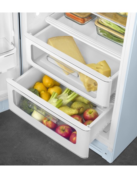 SMEG FAB28LPB6 FRIGO M.P. C ANNI 50 270LT AZZURRO CERNIERE SX