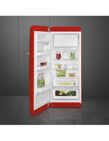 SMEG FAB28LRD6 FRIGO M.P. C ANNI 50 270LT ROSSO CERNIERE SX