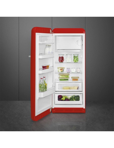 SMEG FAB28LRD6 FRIGO M.P. C ANNI 50 270LT ROSSO CERNIERE SX
