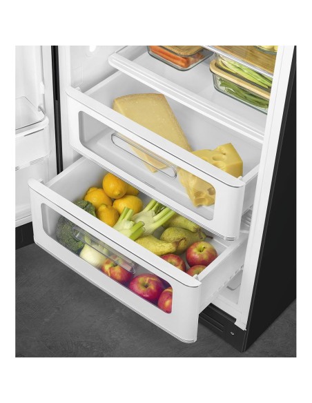 SMEG FAB28LBL6 FRIGO M.P. C ANNI 50 270LT NERO CERNIERE SX