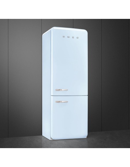 SMEG FAB38RPB6 COMB. D ANNI 50 NF  481LT L70 INV. AZZURRO CERNIERA DX