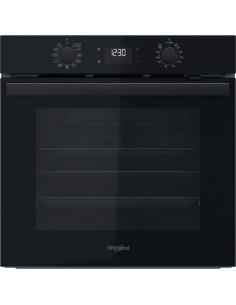 WHIRLPOOL OMR58HU1B FORNO A+ 60CM  71L 8F PIZZA NERO MANOPOLE PUSH