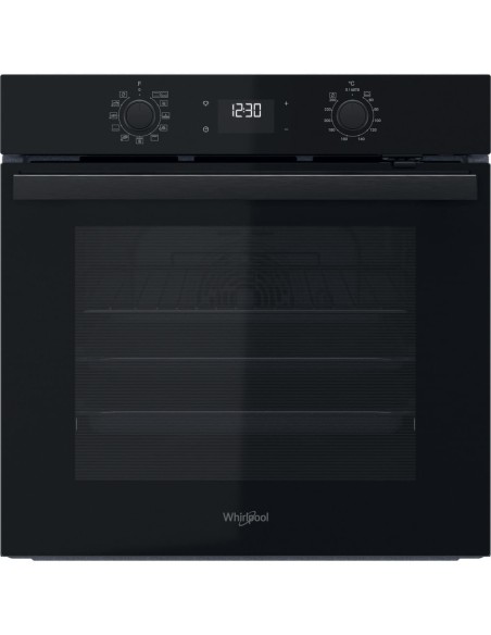 WHIRLPOOL OMR58HU1B FORNO A+ 60CM  71L 8F PIZZA NERO MANOPOLE PUSH