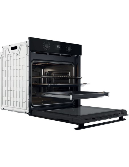 WHIRLPOOL OMR58HU1B FORNO A+ 60CM  71L 8F PIZZA NERO MANOPOLE PUSH